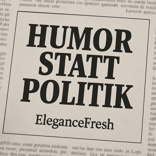 Humor statt Politik – EleganceFresh bezieht Stellung