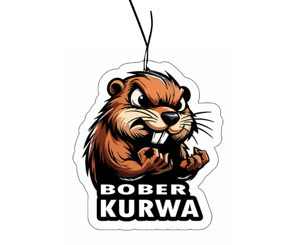 Bober Kurwa Duftbaum“ – Lustiger Duftbaum, Auto Zubehör, Witziges Autozubehör, Lufterfrischer, Car Air Freshener, Humor Duftbaum