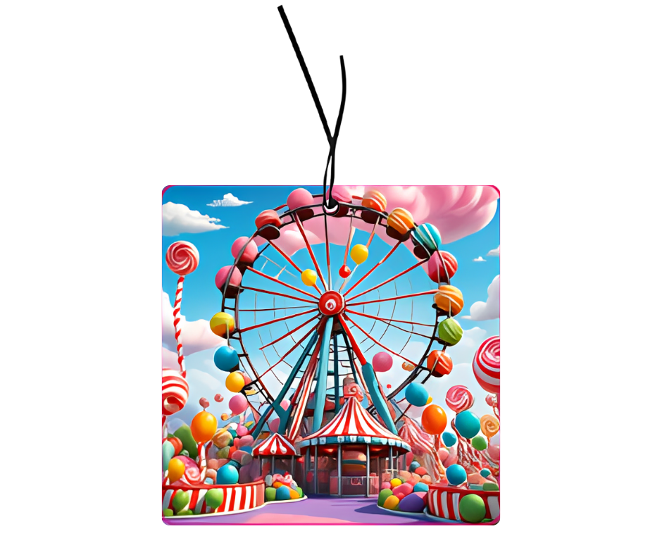 Candy Duftbaum“ – Süßer Duftbaum, Auto Zubehör, Lufterfrischer, Car Air Freshener, Witziges Autozubehör