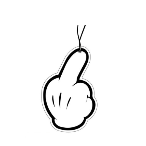 Mittelfinger Mickey Mouse Duftbaum / Lufterfrischer