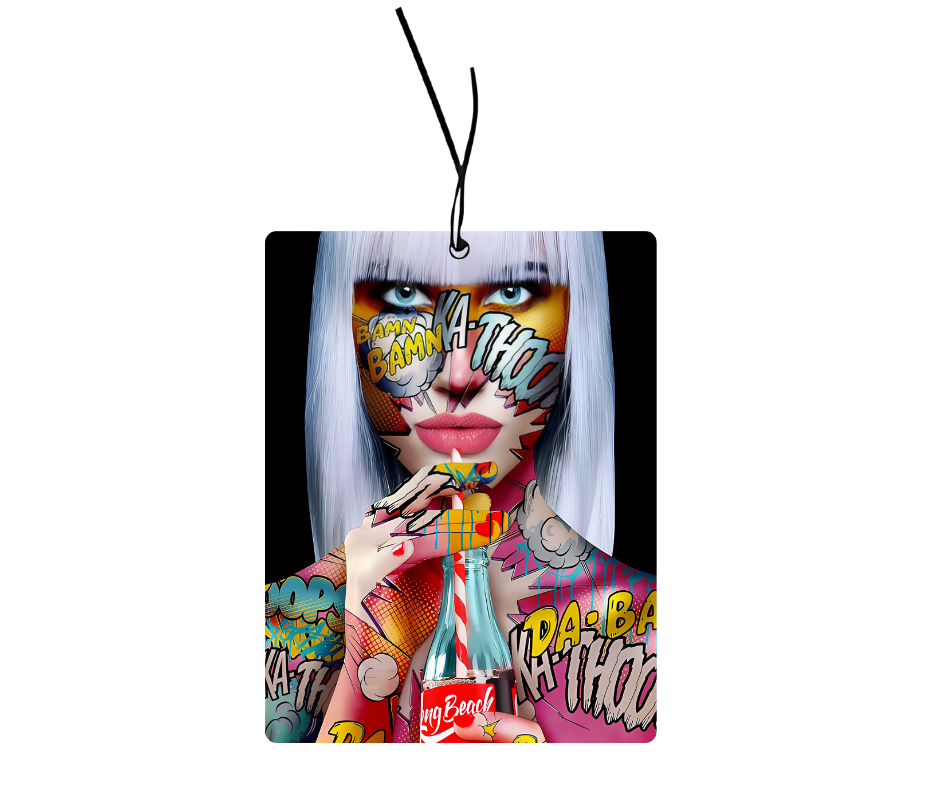 Graffiti Tattoo Girl Pop Art Duftbaum / Lufterfrischer