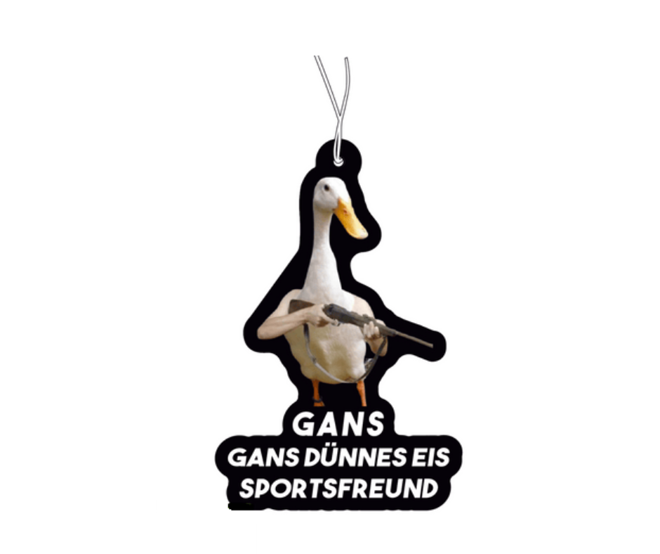Lufterfrischer Ganz Dünnes Eis Sportsfreund, Duftanhänger Auto, Meme Geschenk, Auto Zubehör, Lustiger Auto Duftbaum, Air Freshener, Sportfreunde Autoaccessoire