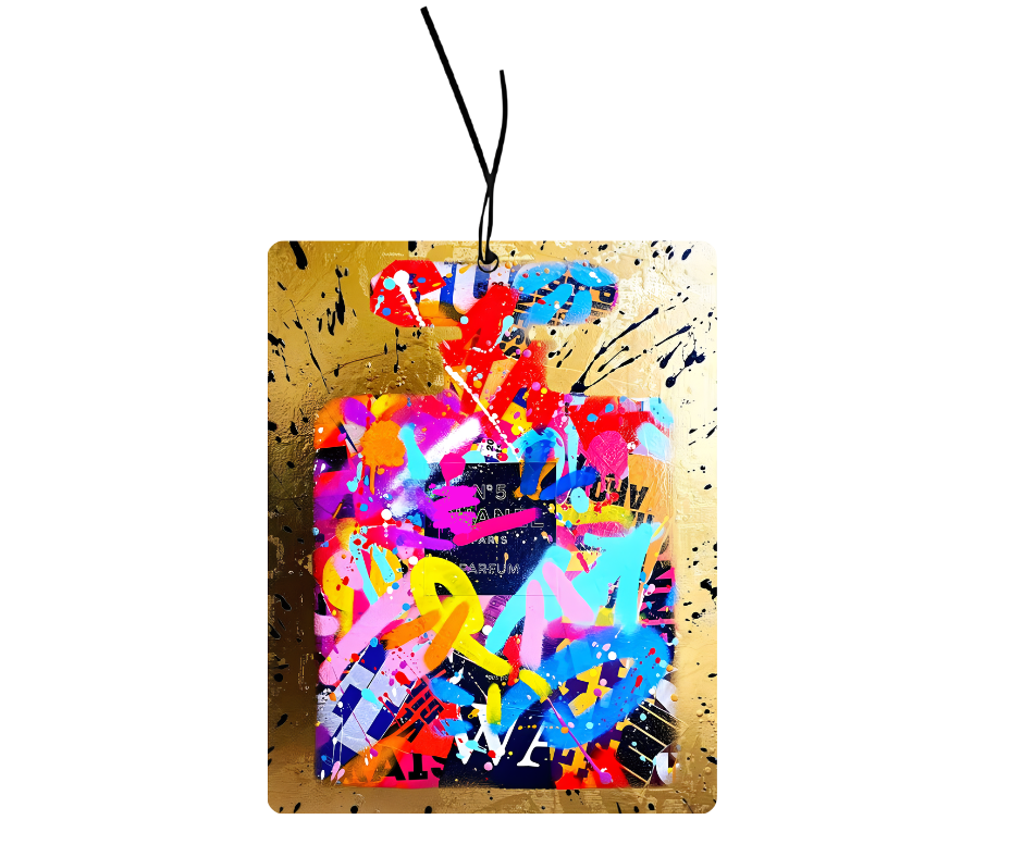 Graffiti Pop Art Duftbaum Auto, Duftanhänger, Lufterfrischer, Auto Zubehör, Accessoires, Air Freshener