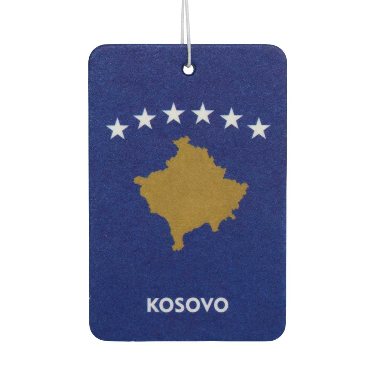 Duftbaum - Autolufterfrischer Kosovo Flagge – EleganceFresh
