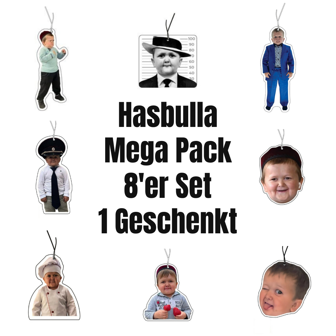 Hasbulla Mega Pack Set Duftbaum / Lufterfrischer – EleganceFresh