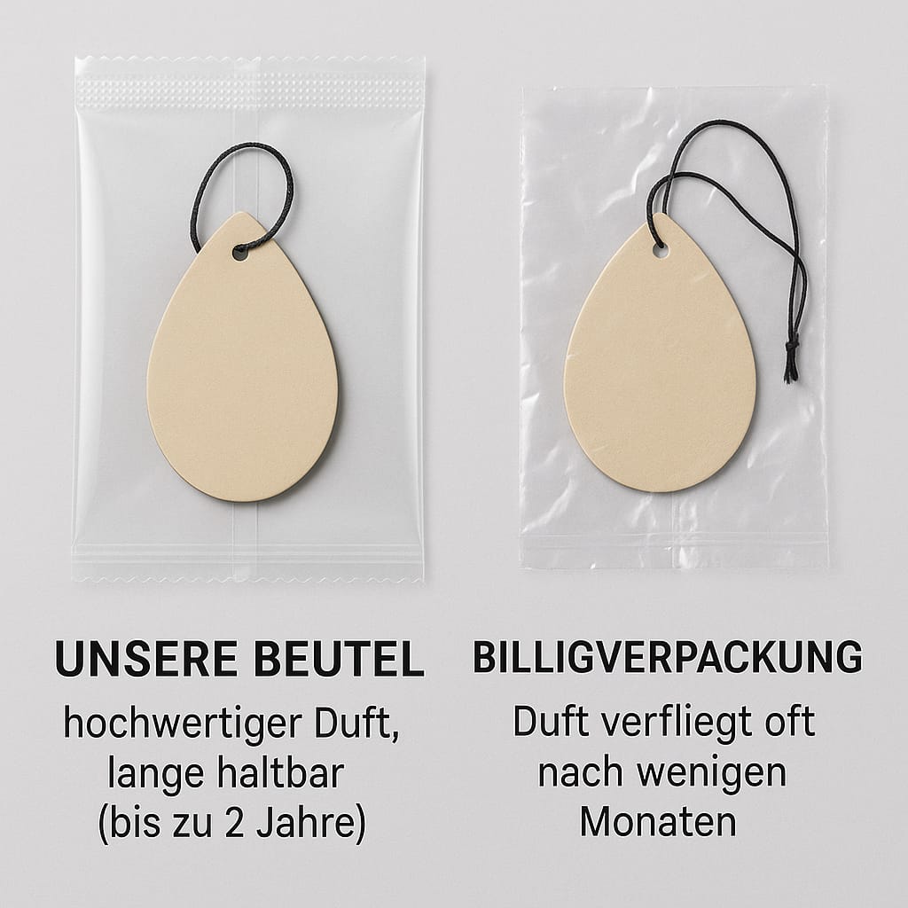 Personalisierte Duftbäume Werbegeschenk Firmen Beispiel