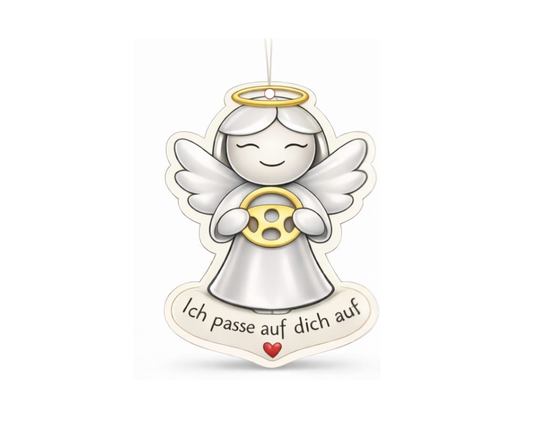 Duftbaum Schutzengel Ich passe auf dich auf – Auto Lufterfrischer & Geschenkidee