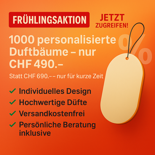 Personalisierte Duftbäume / Duftbaum mit Logo