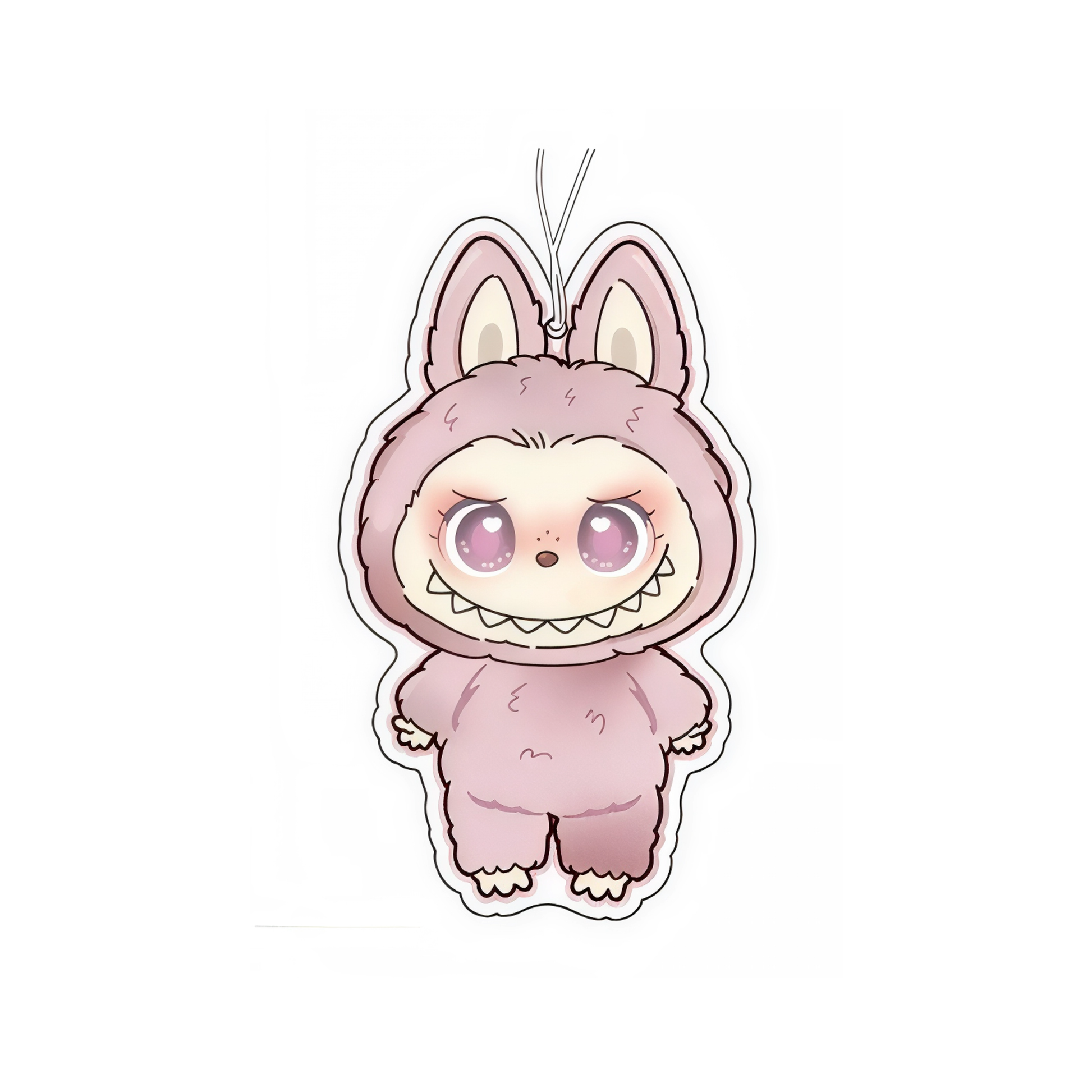 Labubu Duftbaum rosa Cute Edition Auto Lufterfrischer