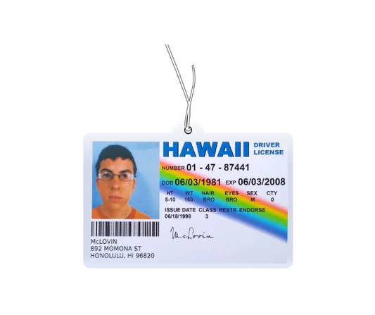 McLOVIN Lizenz Superbad Duftbaum / Lufterfrischer