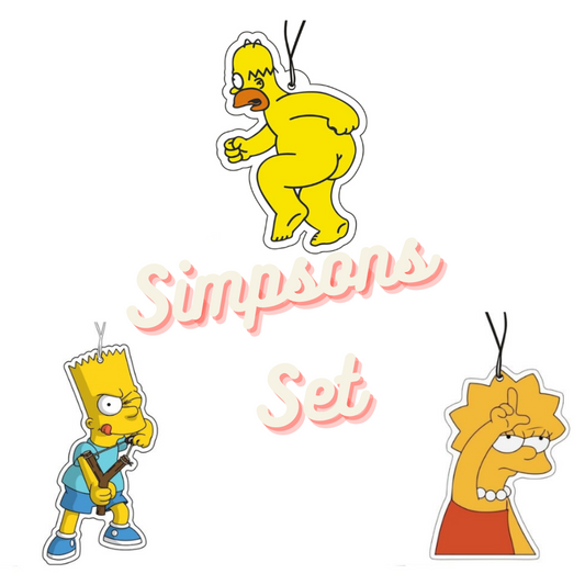 Simpsons Set Duftbaum / Lufterfrischer
